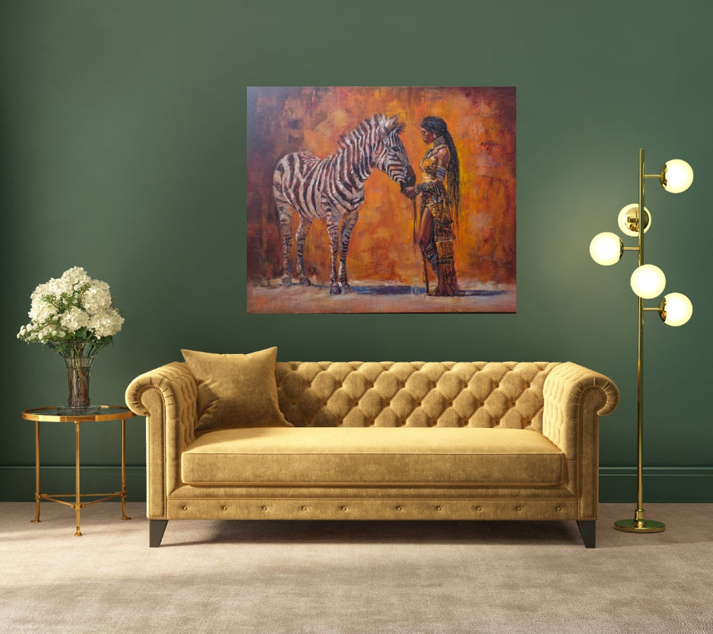 How Statement Artwork Can Transform a Living Room
