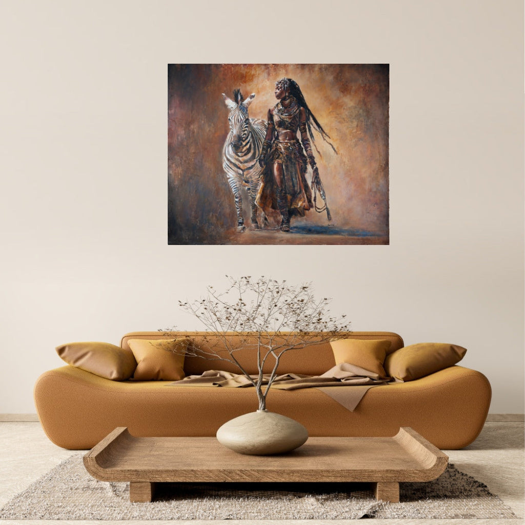 What Size Painting Should Go Above a Sofa? A Simple Guide to Choosing the Right Large Painting