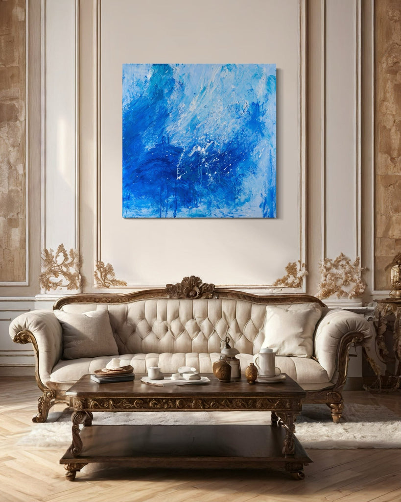 Why Large Abstract Wall Paintings Transform a Room