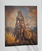 Queen Nzinga fine art print on textured German Etching paper with white border