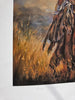 Signed edge and white border of the Queen Nzinga print on German Etching paper