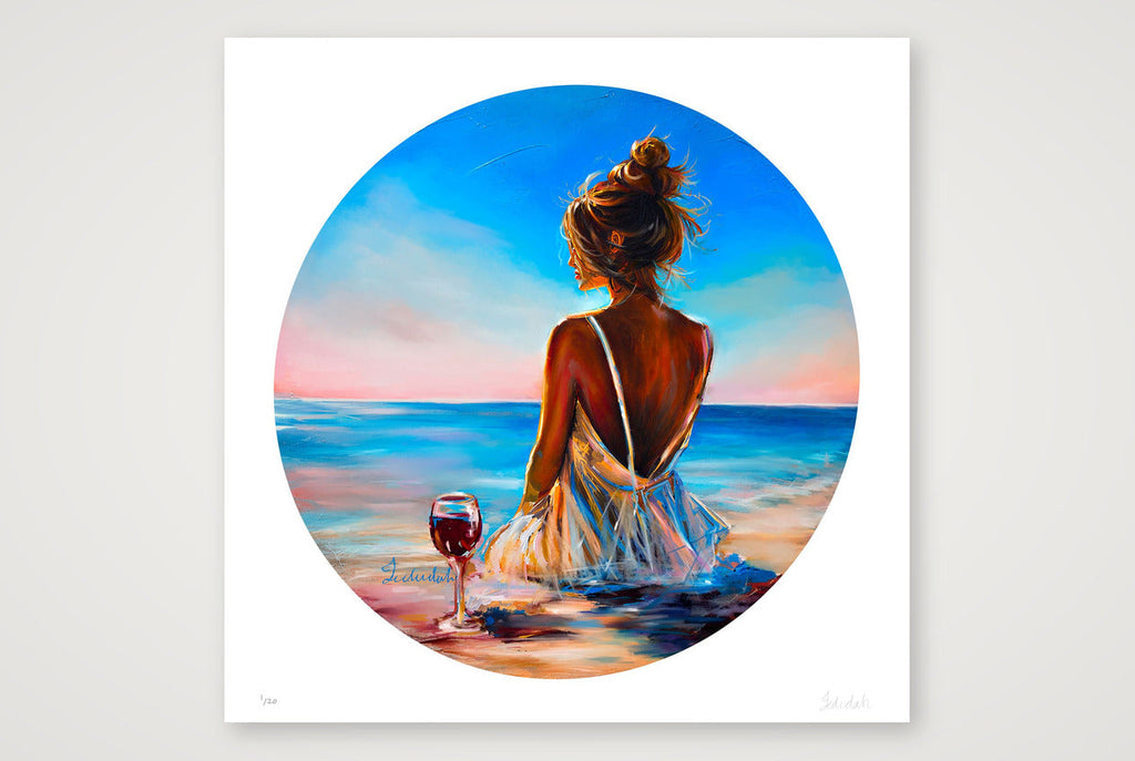 Sun Kissed Beauty  — 30×30cm, 12×12" Print only